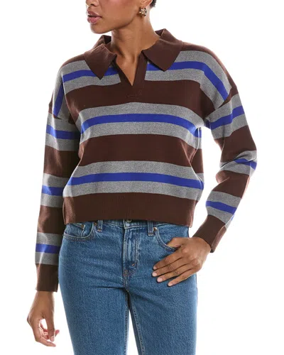 Estellina Knit Top In Brown