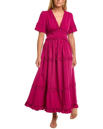 Estellina Maxi Dress In Red