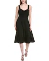 Estellina Midi Dress In Black