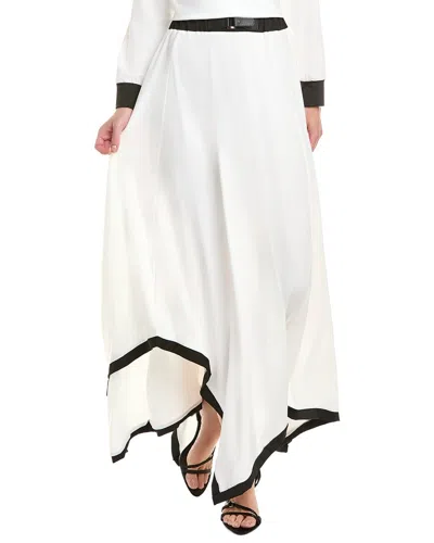 Estellina Midi Skirt In White