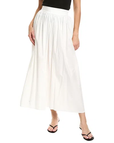 Estellina Midi Skirt In White