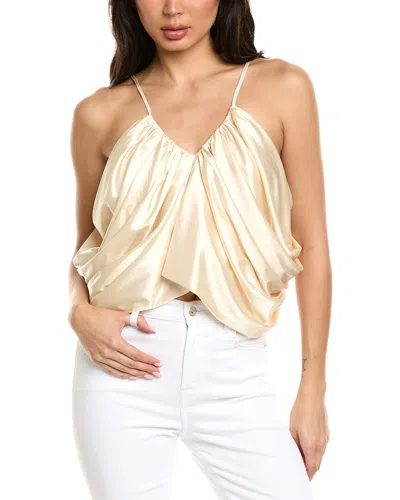 Estellina Ruched Top In Neutral