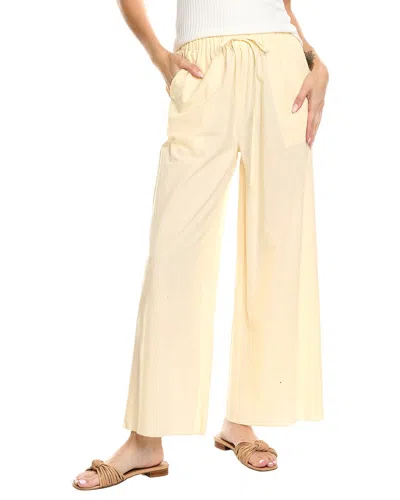 Estellina Solid Pant In Yellow