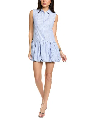 Estellina Stripe Mini Dress In Blue