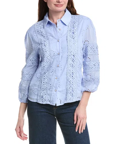 Estellina Top In Blue