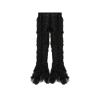 Ester Manas Ruched-effect Trousers In Black