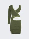 Ester Manas Short Asymmetric Wrap Knit In Multi
