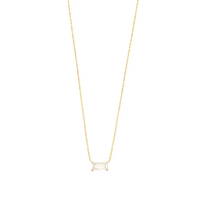 Esterah Women's Gold Baguette Necklace