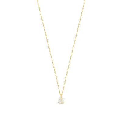 Esterah Women's Gold Cushion Crystal Necklace