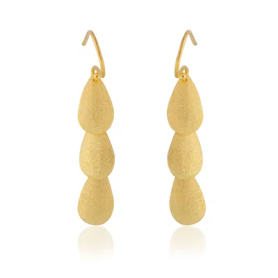 Esterah Women's Gold Dangle Earrings