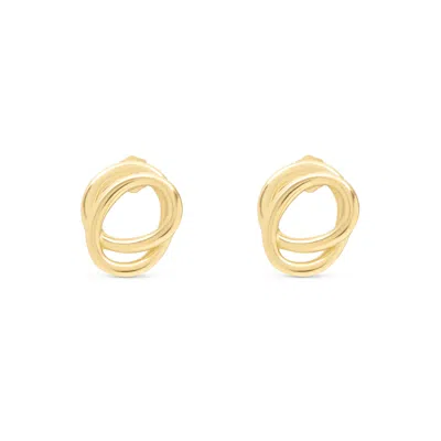 Esterah Women's Gold Entwine Studs