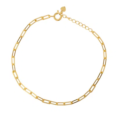 Esterah Women's Gold Fine Link Chain Bracelet
