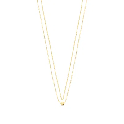 Esterah Women's Gold Layered Ball Necklace