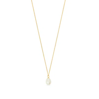 Esterah Women's Gold Pearl Drop Necklace