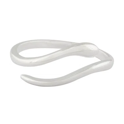 Esterah Women's Silver Open Curve Ring
