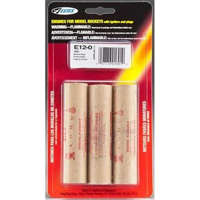 Estes 24 Mm E12-0 Model Rocket Haz