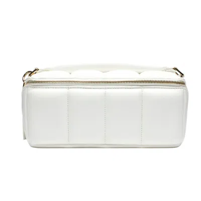 Estetika Women's White Makeup Bag Bundle - Homee Bag + Bigee Case