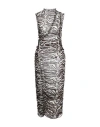 Esthé Woman Midi Dress Dark Brown Size Xs Polyester In Brown