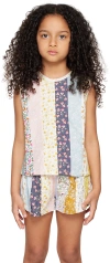 Esther Kids Multicolor Mariela Tank Top In Patchwork-01-01