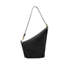 Esthera 10am Leather Belted Strap Bag In Purple