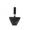 Esthera 9pm Leather Shoulder Bag In Black
