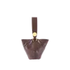 Esthera 9pm Leather Shoulder Bag In Brown