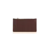 Esthera Modular Leather Wallet In Red