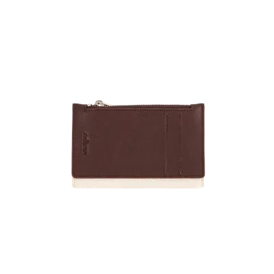 Esthera Modular Leather Wallet In Red