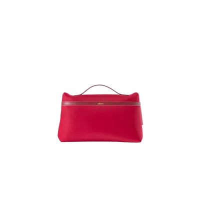Esthera Nest Nylon Cosmetic Case In Red