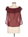 Esti Couture Sleeveless Blouse In Burgundy