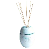 Esti Living Blue / White Ocean Wave Reed Diffuser Set