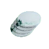 Esti Living Green / White Mystic Green Coaster Set