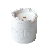 Esti Living Neutrals / White Moon & Fig Gemstone Candle Small