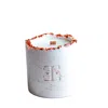 Esti Living Rose Gold / White Antique Gold Crystal Candle Large
