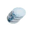 Esti Living White / Blue Ocean Wave Coaster Set