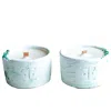 Esti Living White / Green Mystic Green Midi Candle Set