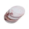Esti Living White / Rose Gold Copper Charm Coaster Set