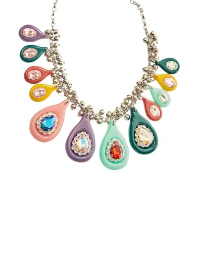 Estilé Revelry Necklace In Blue