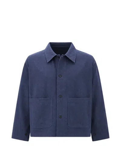 Estudio Niksen Button-up Jacket In Blue