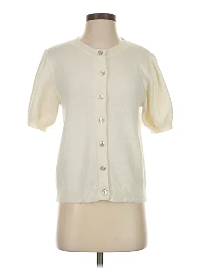 Pre-owned Et Clet Cardigan Sweater In Ivory