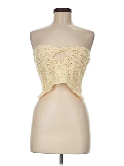 Pre-owned Et Clet Cardigan Sweater In Yellow