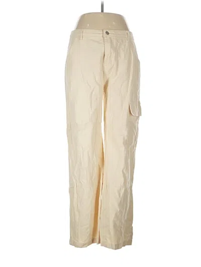 Pre-owned Et Clet Cargo Pants In White