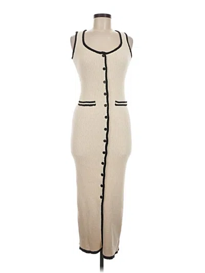 Pre-owned Et Clet Casual Dress In Ivory
