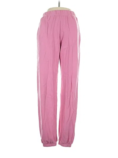 Pre-owned Et Clet Casual Pants In Pink