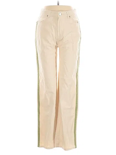 Pre-owned Et Clet Casual Pants In White