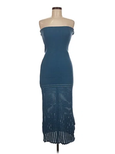 Pre-owned Et Clet Cocktail Dress In Blue