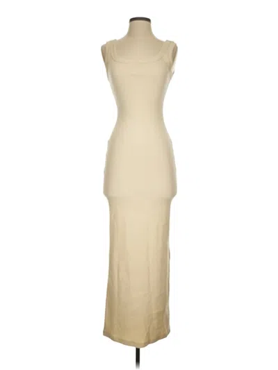 Pre-owned Et Clet Cocktail Dress In Tan