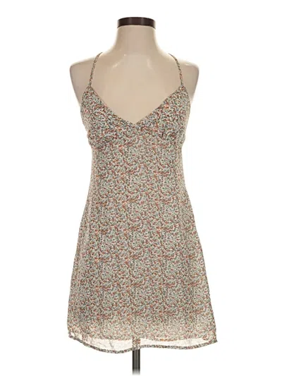 Pre-owned Et Clet Cocktail Dress In Tan