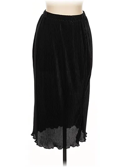 Pre-owned Et Clet Formal Skirt In Black
