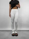 ET CLET MIMI RIBBED KNIT PANTS IN IVORY